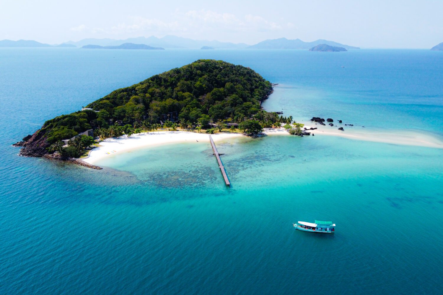 Koh Kham Insel von oben